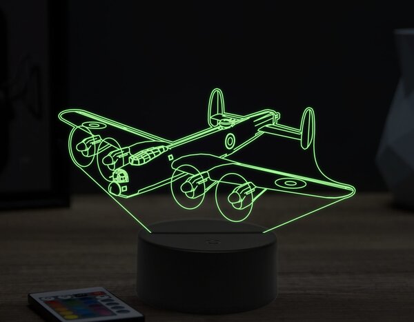 Beling 3D lampa, Avro Lancaster,16 farebná ULA52