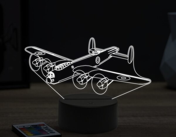 Beling 3D lampa, Avro Lancaster,16 farebná ULA52