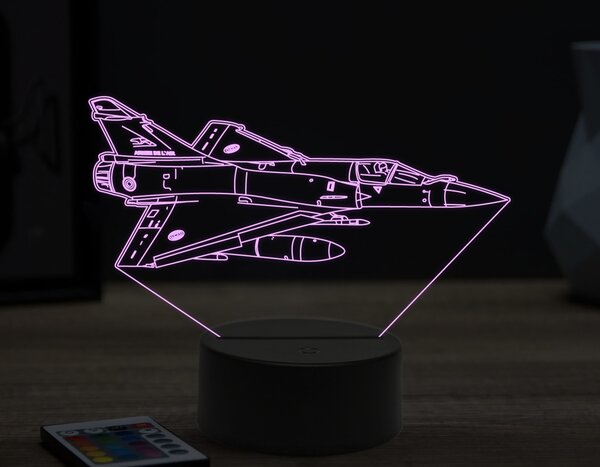Beling 3D lampa, Mirage 2000,16 farebná ULA57