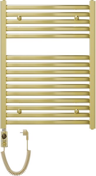 Mexen Helios, elektrické vykurovacie teleso 800 x 600 mm, 600 W, zlatá lesklá, W103-0800-600-2600-50
