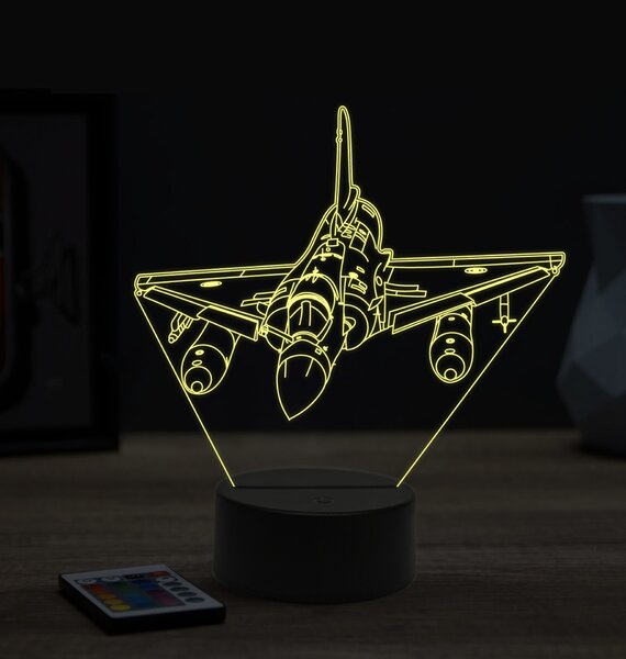 Beling 3D lampa, Mirage 2000,16 farebná ULA56