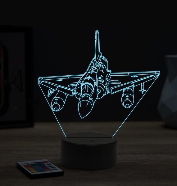 Beling 3D lampa, Mirage 2000,16 farebná ULA56