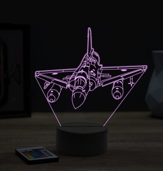 Beling 3D lampa, Mirage 2000,16 farebná ULA56