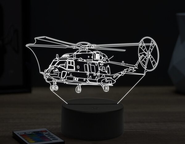 Beling 3D lampa, NHIndustries NH90,16 farebná ULA59
