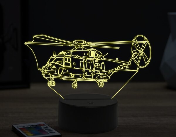 Beling 3D lampa, NHIndustries NH90,16 farebná ULA59
