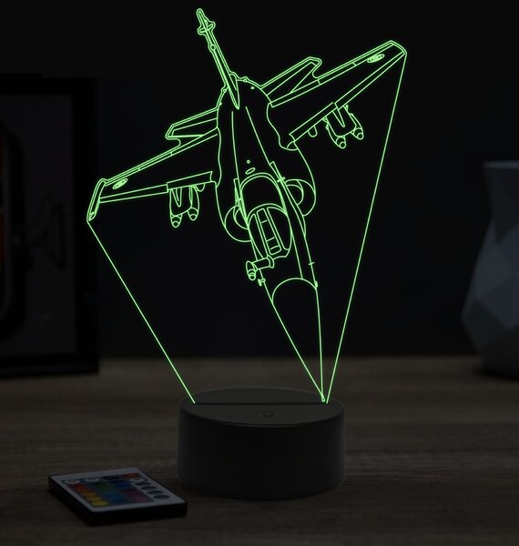 Beling 3D lampa, Mirage F1,16 farebná ULA58
