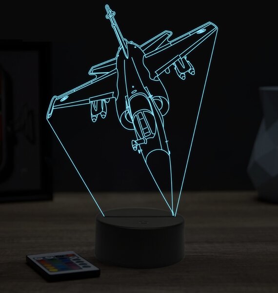 Beling 3D lampa, Mirage F1,16 farebná ULA58