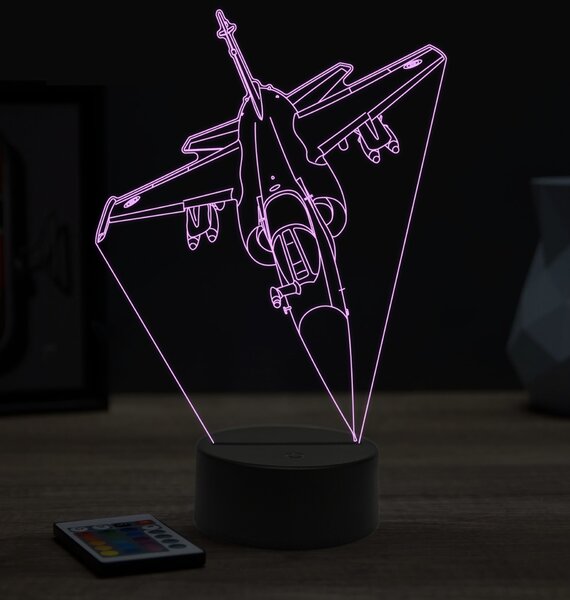 Beling 3D lampa, Mirage F1,16 farebná ULA58