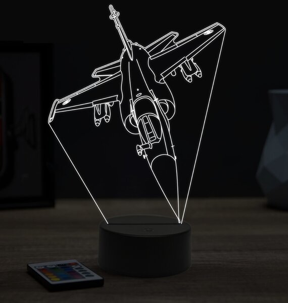 Beling 3D lampa, Mirage F1,16 farebná ULA58