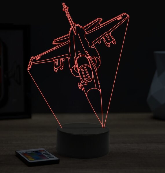 Beling 3D lampa, Mirage F1,16 farebná ULA58