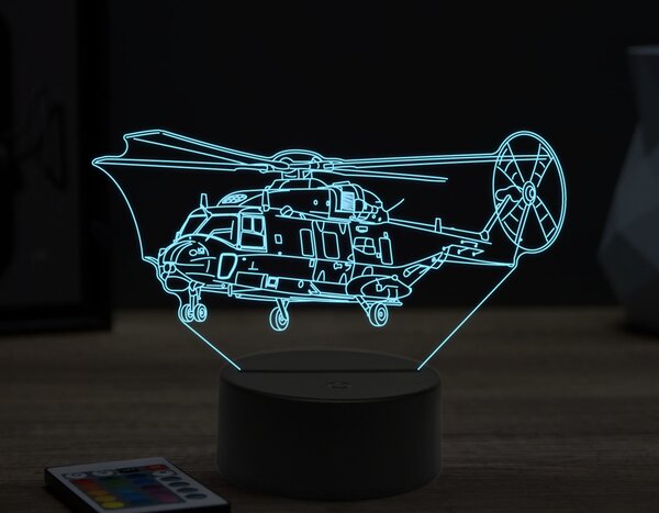 Beling 3D lampa, NHIndustries NH90,16 farebná ULA59