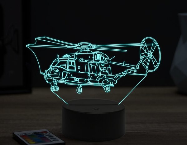 Beling 3D lampa, NHIndustries NH90,16 farebná ULA59