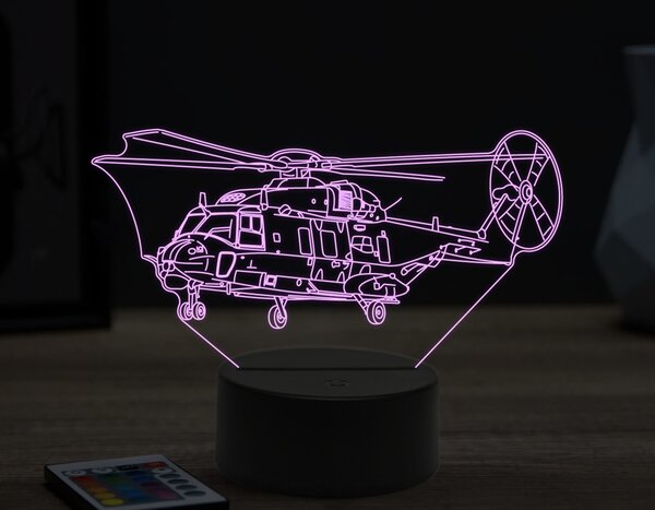 Beling 3D lampa, NHIndustries NH90,16 farebná ULA59