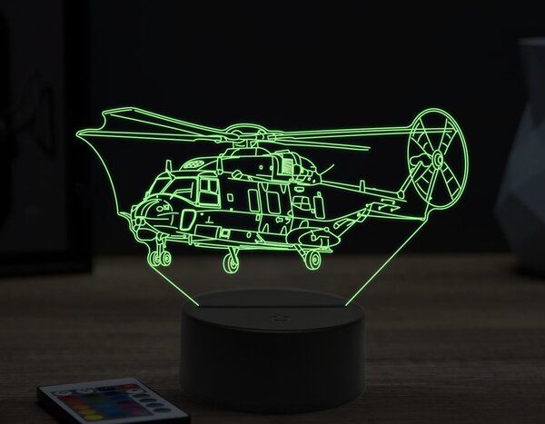 Beling 3D lampa, NHIndustries NH90,16 farebná ULA59