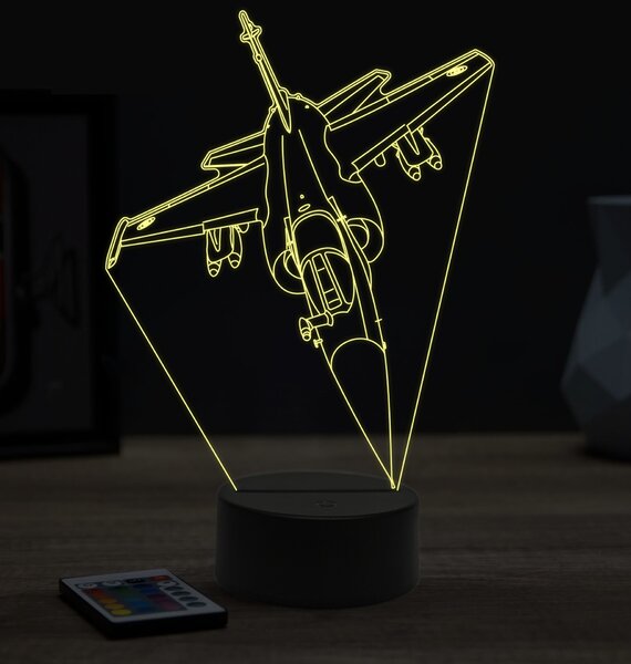 Beling 3D lampa, Mirage F1,16 farebná ULA58
