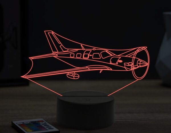Beling 3D lampa,Piper Meridian M500 ,16 farebná ULA61