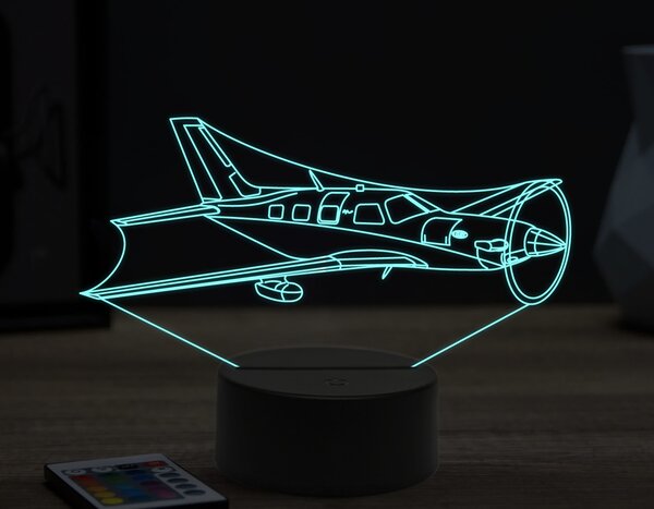 Beling 3D lampa,Piper Meridian M500 ,16 farebná ULA61