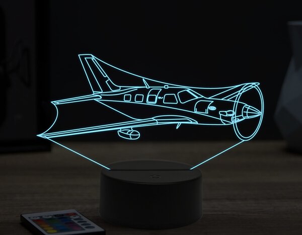 Beling 3D lampa,Piper Meridian M500 ,16 farebná ULA61