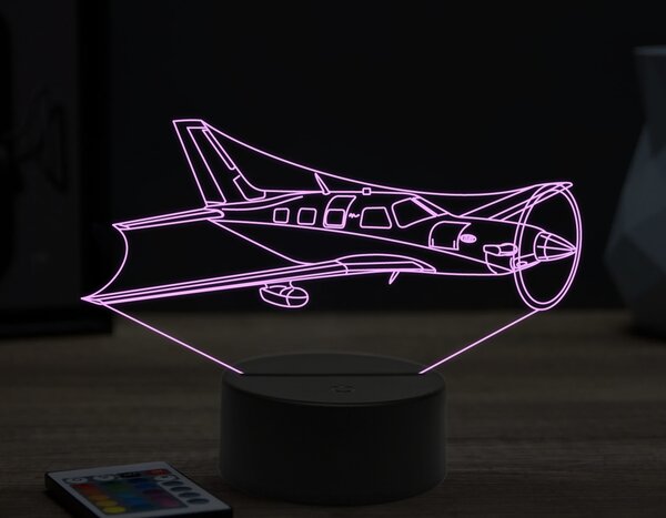 Beling 3D lampa,Piper Meridian M500 ,16 farebná ULA61