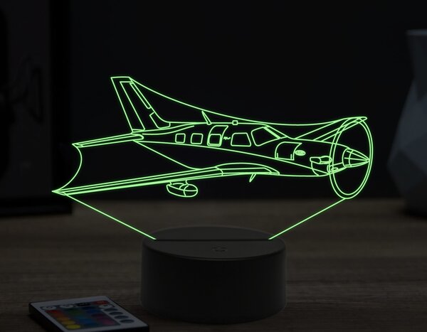 Beling 3D lampa,Piper Meridian M500 ,16 farebná ULA61