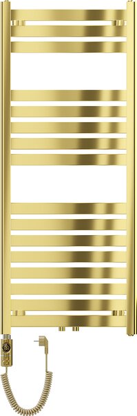 Mexen Uran, elektrické vykurovacie teleso 1200 x 500 mm, 600 W, zlatá lesklá, W105-1200-500-2600-50