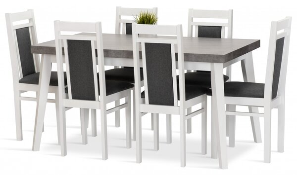 Jedálenská zostava SULIMA stôl + 6 stoličiek