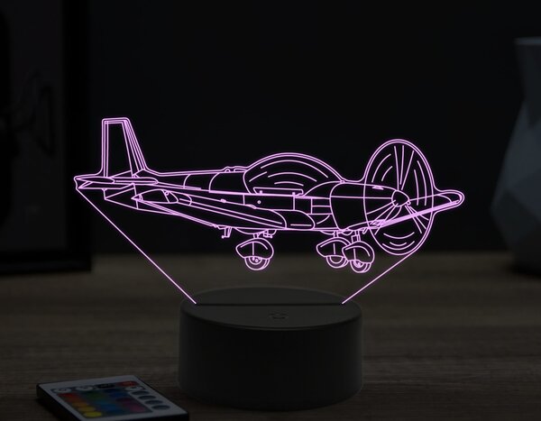 Beling 3D lampa,privátne lietadlo,16 farebná ULA66