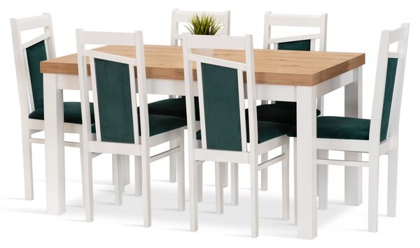 Jedálenská zostava ROMA stôl + 6 stoličiek