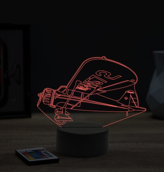 Beling 3D lampa,Stinson Reliant,16 farebná ULA72