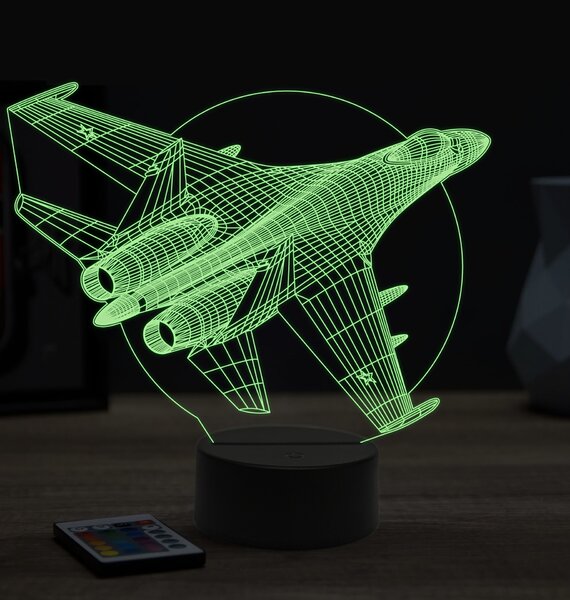Beling 3D lampa,Su-35,16 farebná ULA74