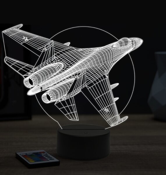 Beling 3D lampa,Su-35,16 farebná ULA74