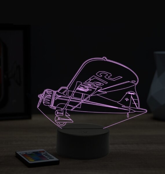 Beling 3D lampa,Stinson Reliant,16 farebná ULA72
