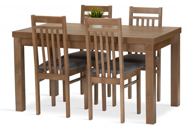 Jedálenská zostava LEJLA stôl + 4 stoličky
