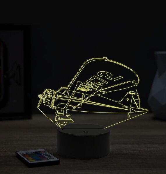Beling 3D lampa,Stinson Reliant,16 farebná ULA72