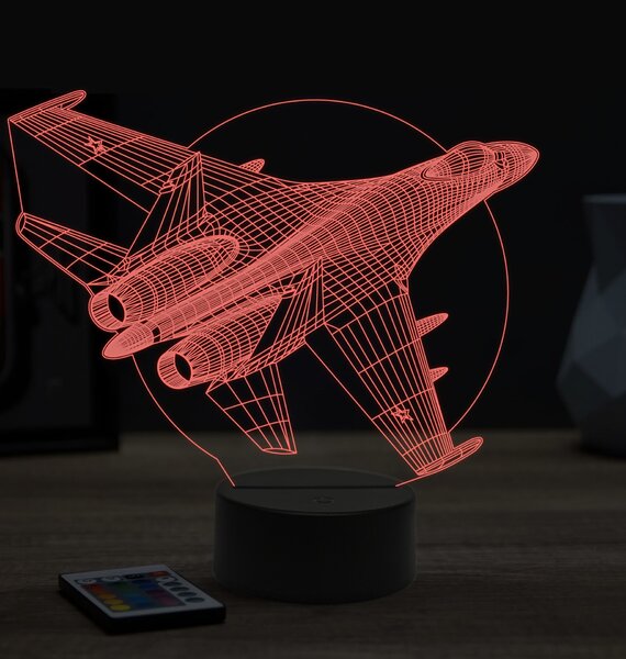 Beling 3D lampa,Su-35,16 farebná ULA74