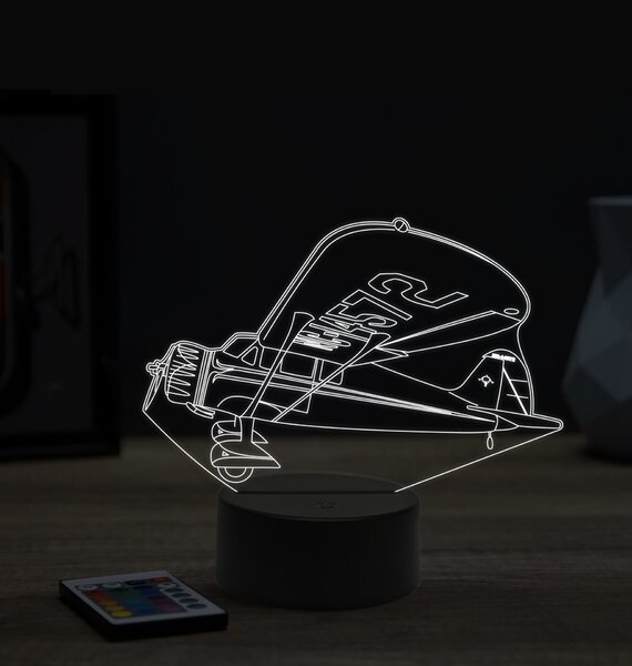 Beling 3D lampa,Stinson Reliant,16 farebná ULA72