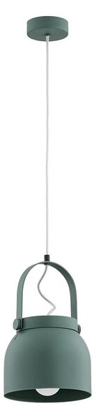 Argon 8283 - Luster na lanku LOGAN 1xE27/15W/230V pr. 20 cm zelená