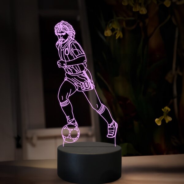 Beling 3D lampa,Diego Maradona,futbalový darček ,16 farebná TZ11