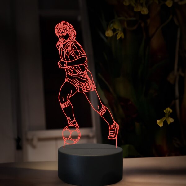 Beling 3D lampa,Diego Maradona,futbalový darček ,16 farebná TZ11