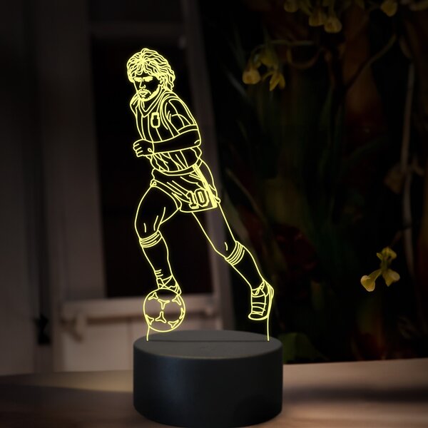 Beling 3D lampa,Diego Maradona,futbalový darček ,16 farebná TZ11