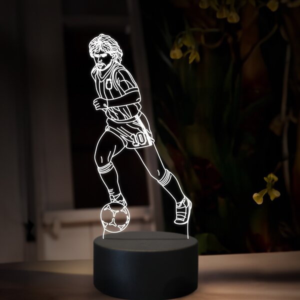 Beling 3D lampa,Diego Maradona,futbalový darček ,16 farebná TZ11