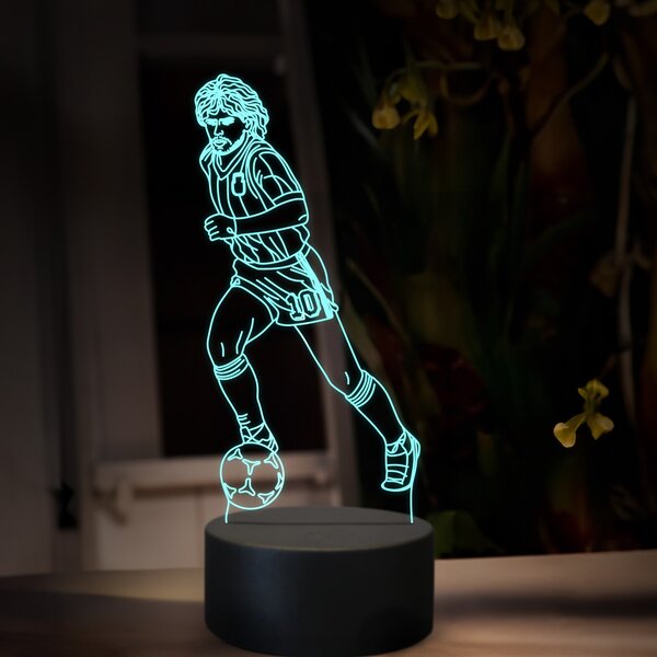 Beling 3D lampa,Diego Maradona,futbalový darček ,16 farebná TZ11