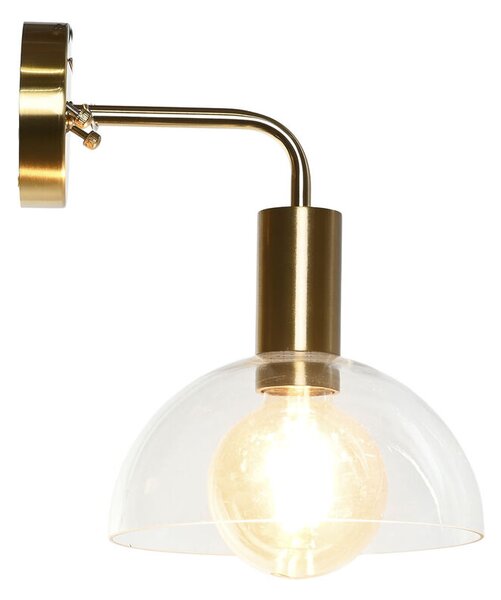 Nástenná lampa DKD Home Decor Zlatá Kov Sklo 50 W Moderný 220 V 20 x 25 x 28 cm