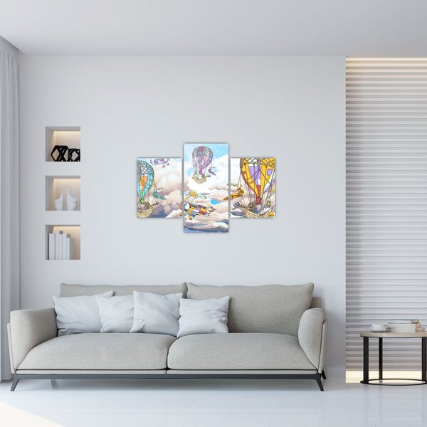 Obraz - Výprava v oblakoch (90x60 cm)