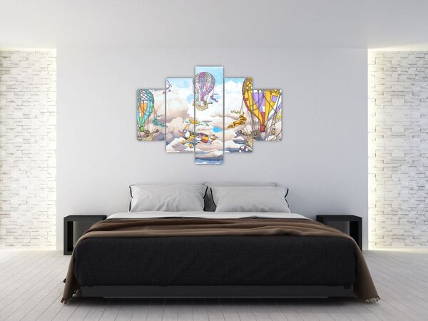Obraz - Výprava v oblakoch (150x105 cm)