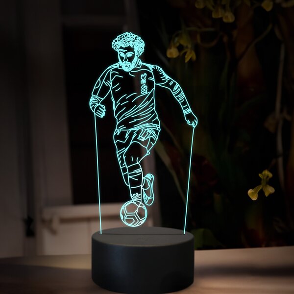 Beling 3D lampa, Mohamed Salah, futbalový darček, 16 farebná TZ18