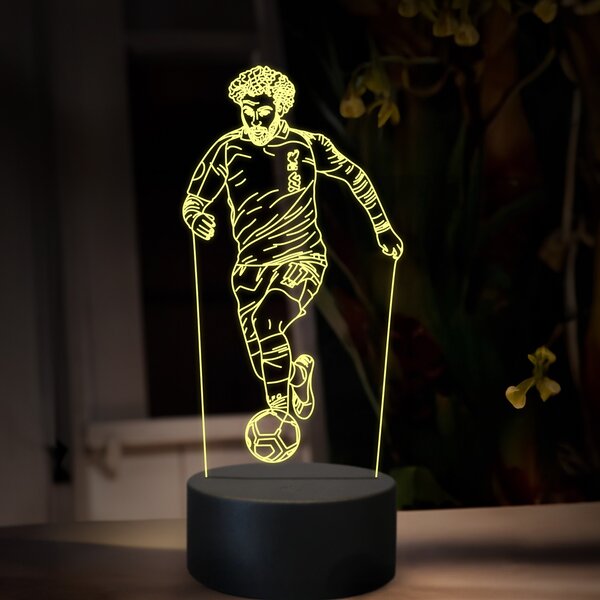 Beling 3D lampa, Mohamed Salah, futbalový darček, 16 farebná TZ18