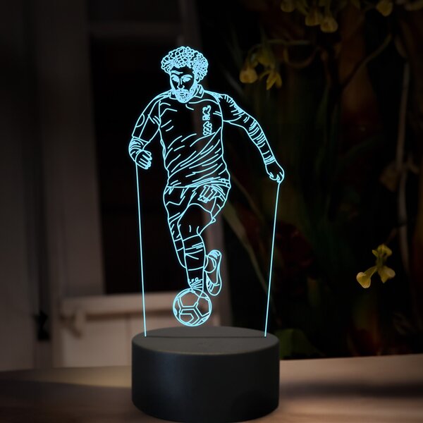 Beling 3D lampa, Mohamed Salah, futbalový darček, 16 farebná TZ18