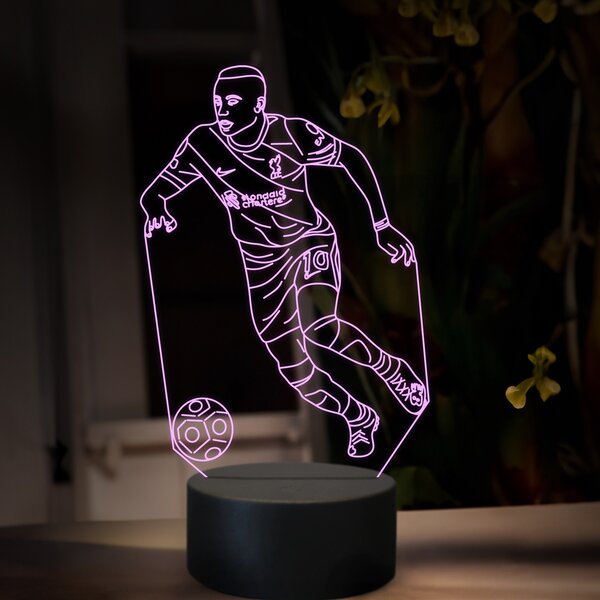 Beling 3D lampa,Sadio Mané, futbalový darček ,16 farebná TZ24