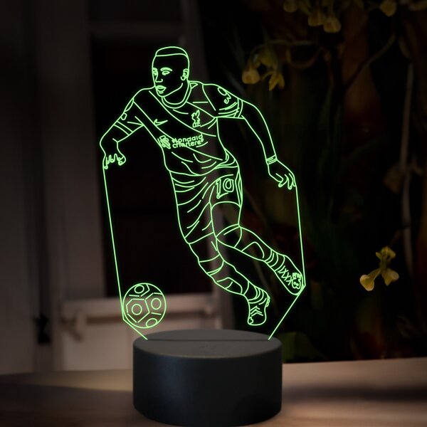 Beling 3D lampa,Sadio Mané, futbalový darček ,16 farebná TZ24